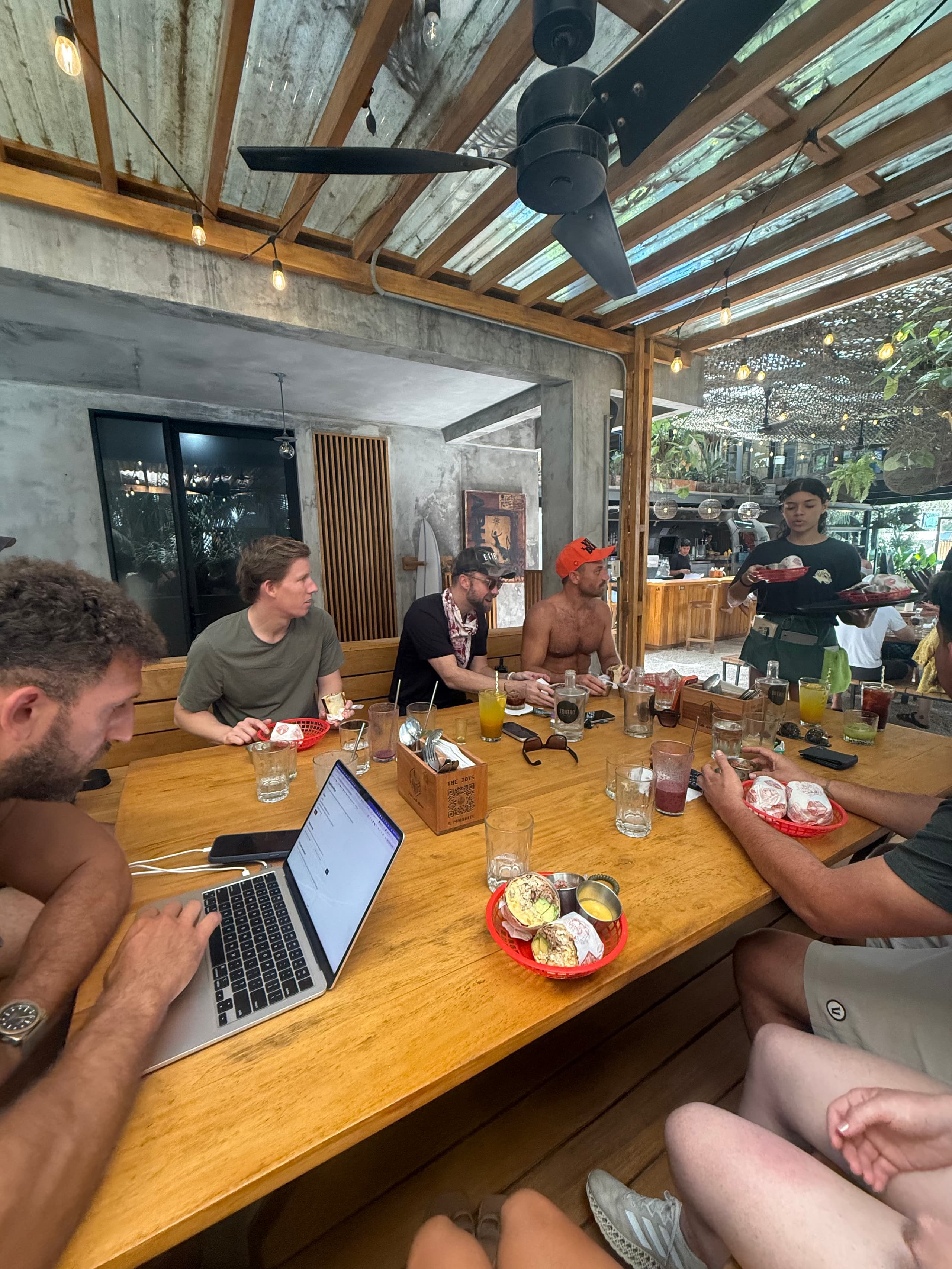 Working remotely at Casa Calyx with jungle views